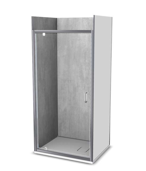 Photo Cabine de douche Vinova BW32LSS1A : receveur, paroi de douche, Prépanel + acc
