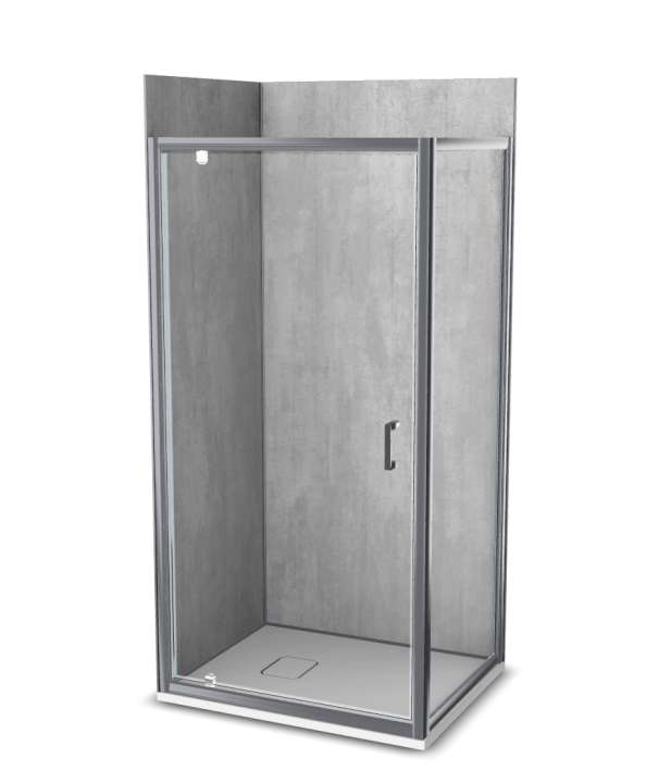 Photo Cabine de douche Vinova BW32LSS2A : receveur, paroi de douche, Prépanel + acc
