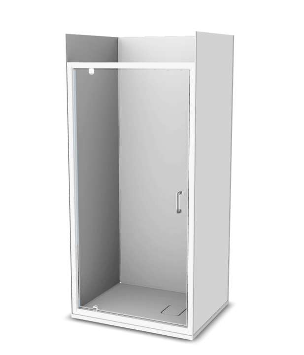 Photo Cabine de douche Vinova BW32LWW1D : receveur, paroi de douche, Prépanel + acc