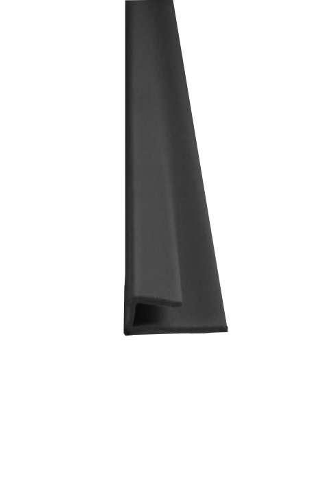 Photo VIPANEL profilé de synthèse finition  noir hauteur 2550 mm