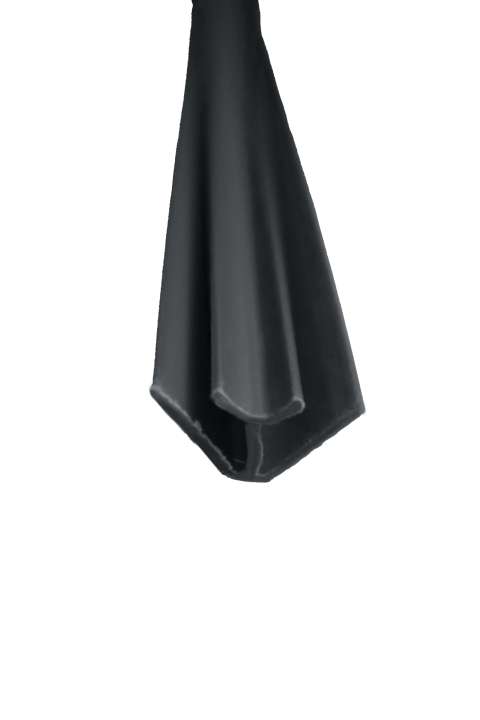 Photo VIPANEL profilé de synthèse angle noir hauteur 2550 mm