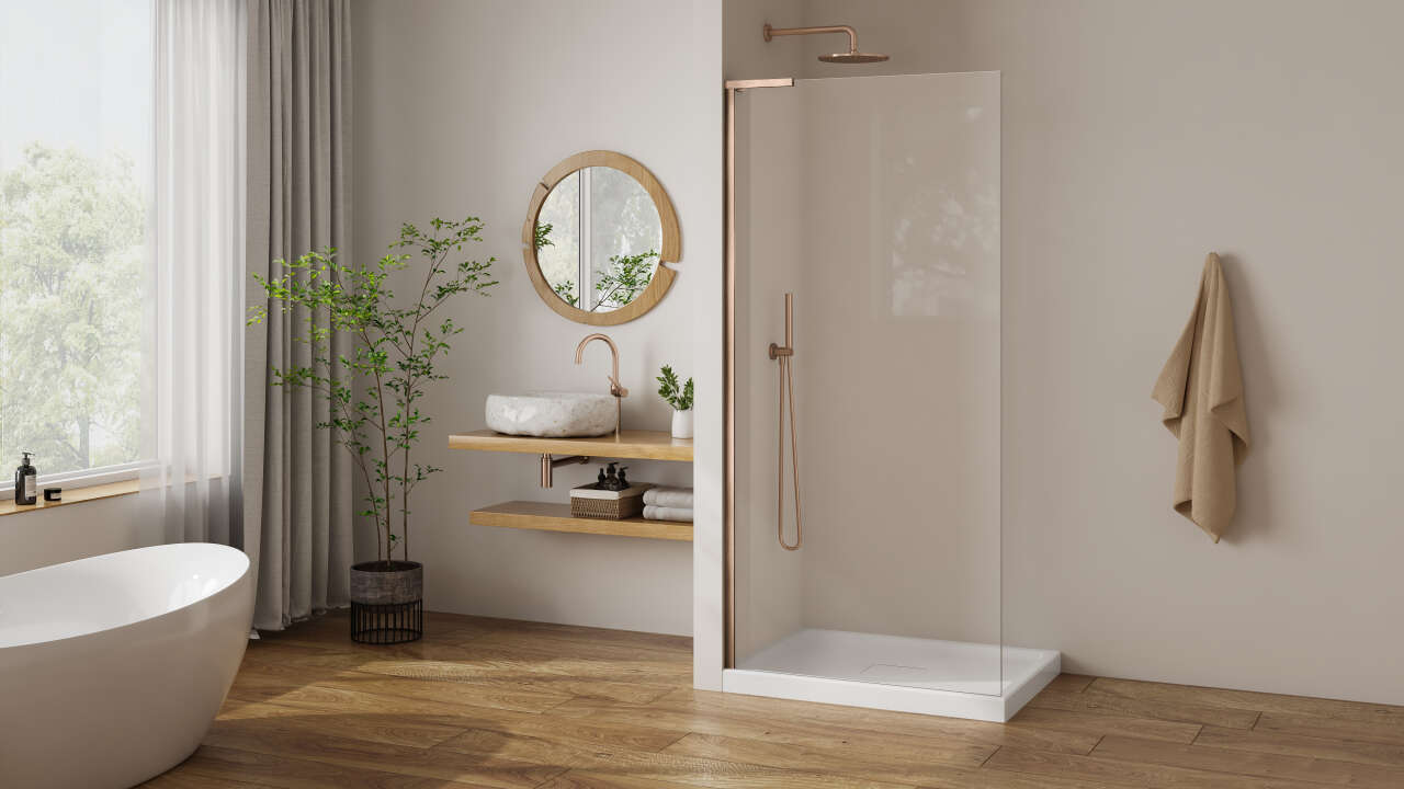 Photo Paroi de douche walk-in PASTEL PLTWL