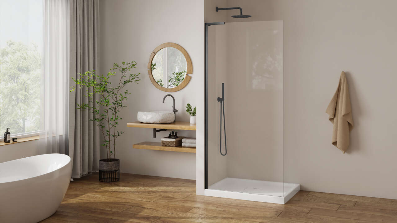 Photo Paroi de douche walk-in PASTEL PLTWL