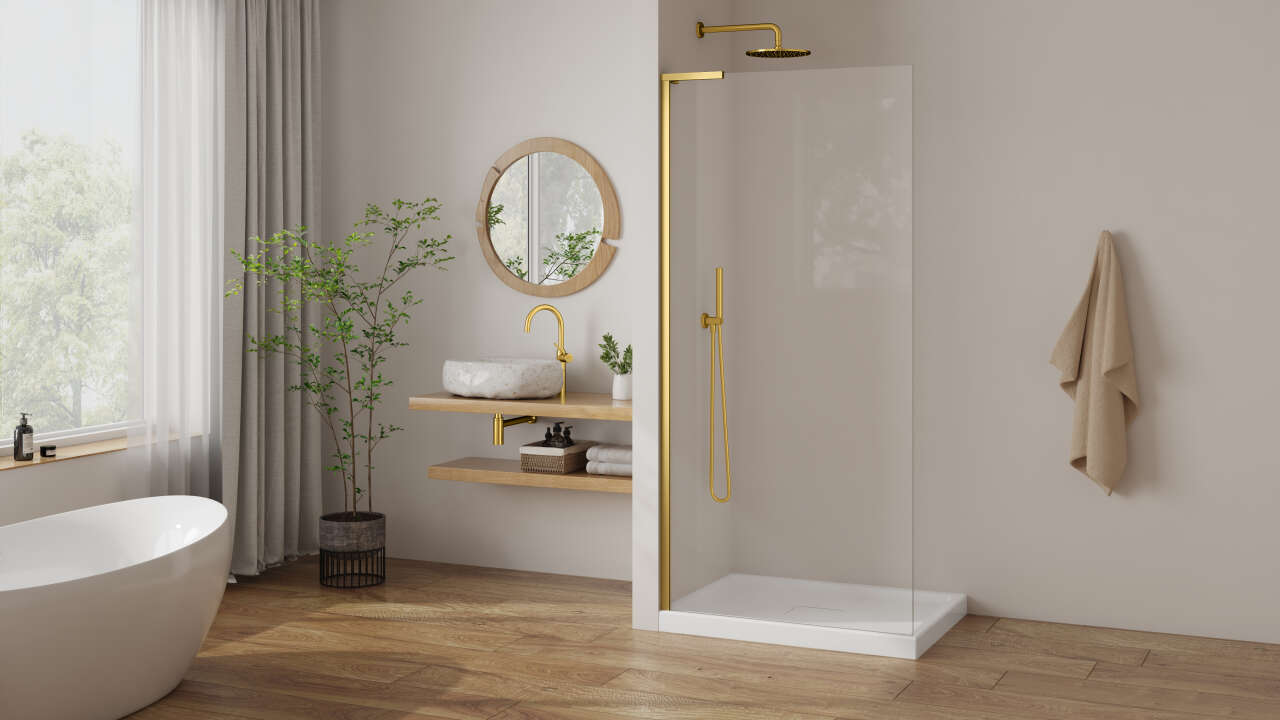 Photo Paroi de douche walk-in PASTEL PLTWL