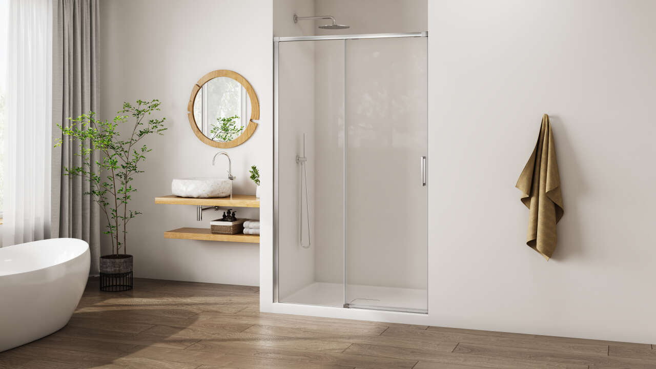 Photo Paroi de douche coulissante PASTEL PLCLS