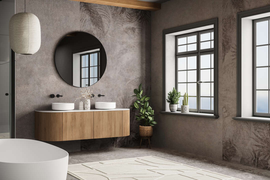 Photo Panneau mural douche NU VIPANEL WALL DREAM INDUSTRIAL JUNGLE 1 MAT 1250x2550x3MM