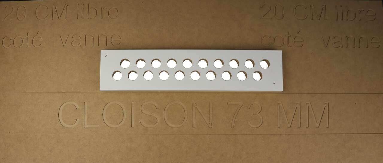 Photo RESADECK 8C-9C-10C - plaque de réservation en bois pour DECKEO