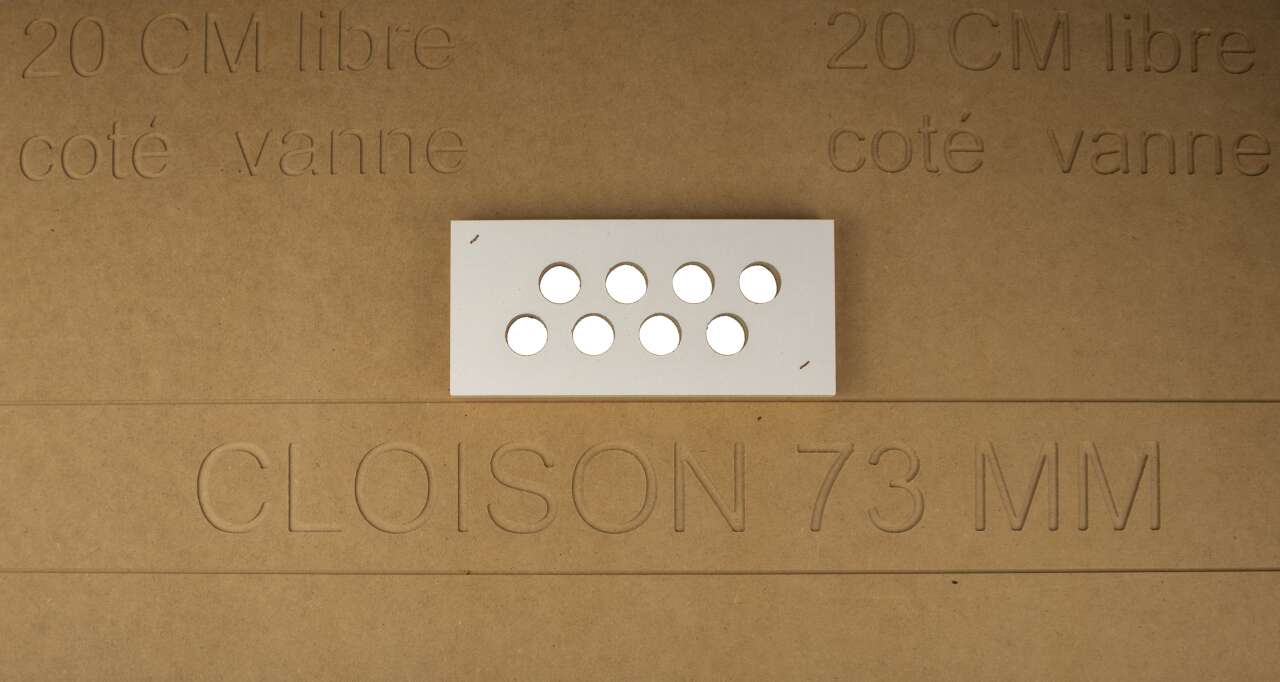 Photo Résadeck 2C-3C-4C - plaque de réservation en bois pour DECKEO