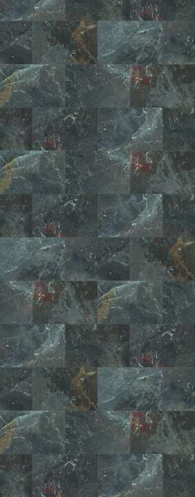 Photo Panneau mural douche NU VIPANEL CARRELAGE PIERRE CASTELLO FON BRI. 1000x2550x3MM