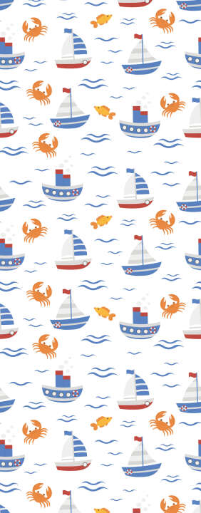 Photo Panneau mural douche NU VIPANEL KIDS BORD DE MER MAT 1000x2550x3MM