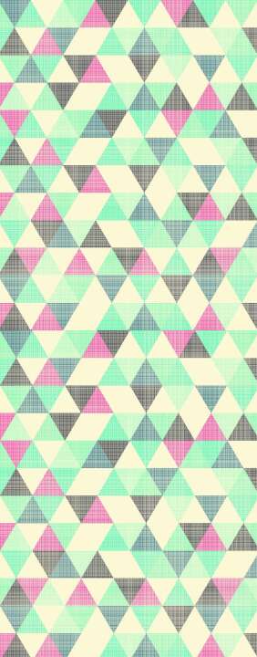 Photo Panneau mural douche VIPANEL MOTIF GÉOMÉTRIQUE VINTAGE VEL. 1000x2550x3MM