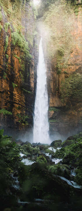 Photo Panneau mural douche NU VIPANEL INSPIRATION NATURE CHUTE JAVA BRI. 1000x2550x3MM