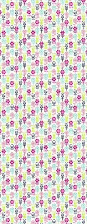 Photo Panneau mural douche VIPANEL INSPIRATION NATURE FLEUR GRAPH MAT 1000x2550x3MM