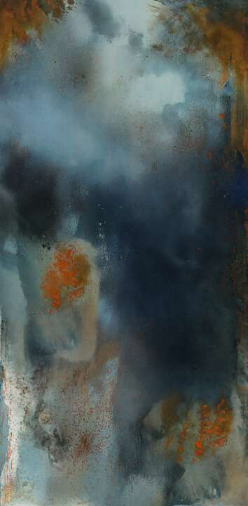 Photo Panneau mural douche VIPANEL METAL TITANE CENDRÉ 2 VEL. 1250x2550x3MM