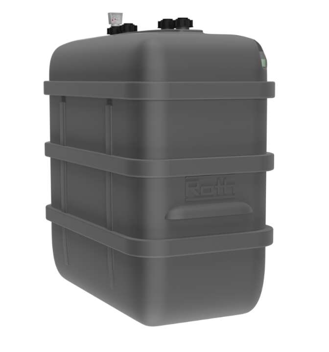 Photo Cuve fioul Rothalen plus 2000 L avec enveloppe secondaire PE