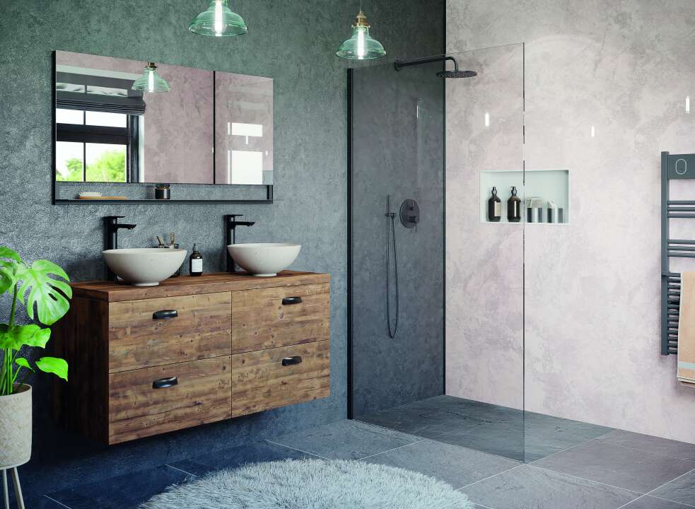 Photo Paroi de douche walk-in ALINA AITWF