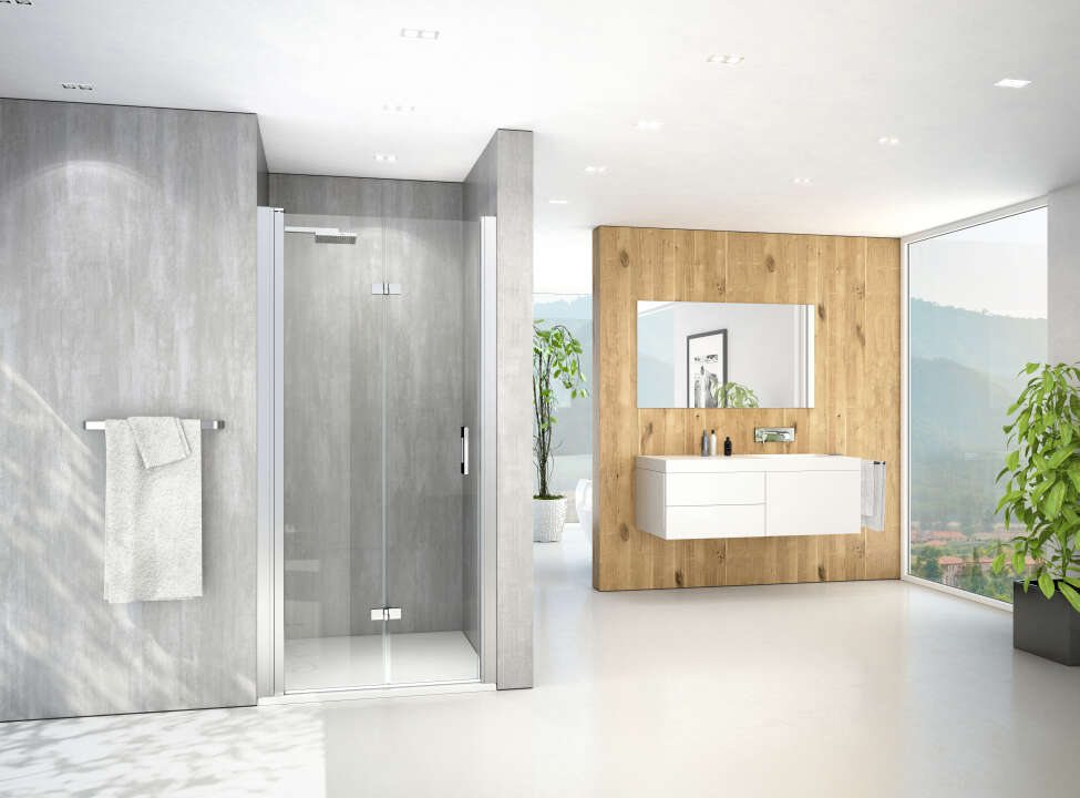 Photo Paroi de douche pivotante repliable MELINA MIPIR