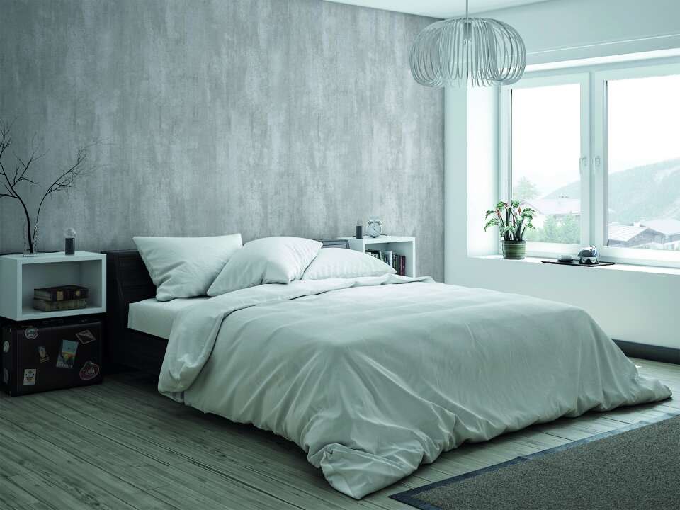 Photo Panneau mural douche NU VIPANEL BETON GRIS MAT 1500x2550x3MM