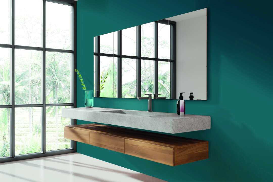 Photo Panneau mural douche VIPANEL COULEUR UNIE FJORD VEL. 1000x2550x3MM