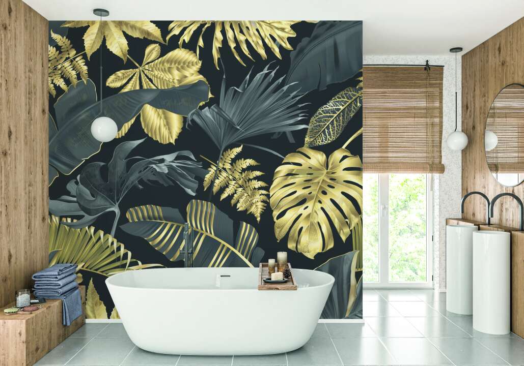 Photo Panneau mural douche VIPANEL INSPIRATION NATURE FEUILLA DO VEL. 1000x2550x3MM