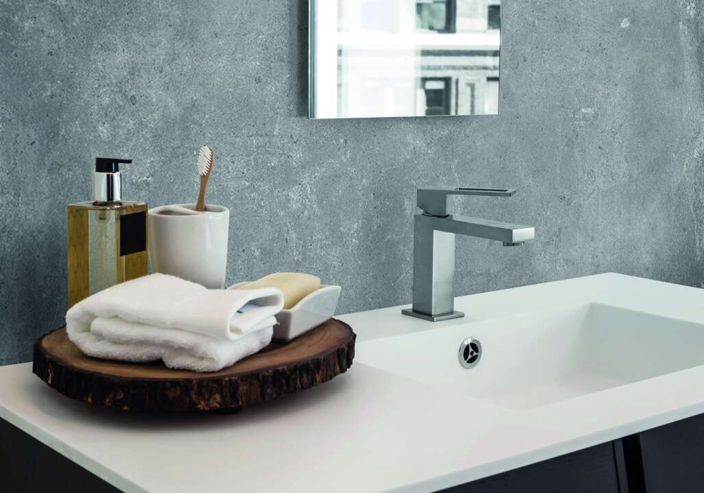 Photo Panneau mural douche VIPANEL PIERRE MONOLITHE STRUC. 1000x2550x3MM