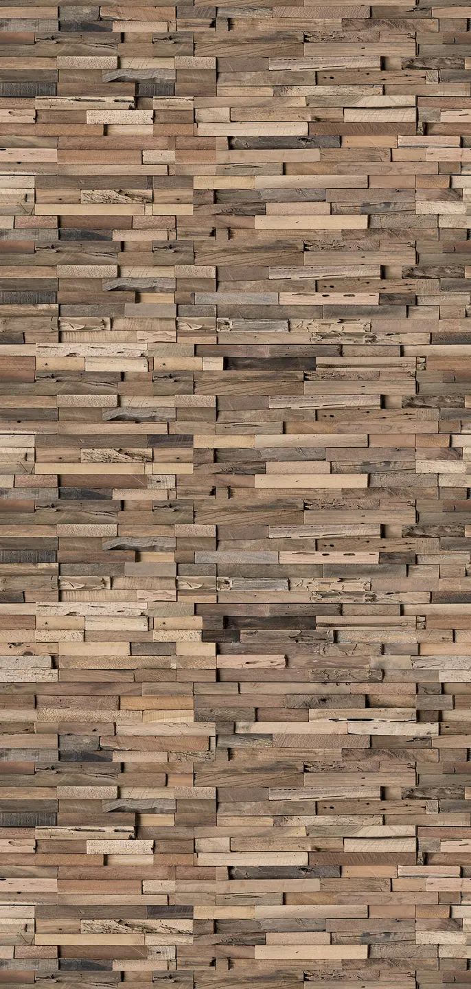 Panneau mural douche VIPANEL BOIS ACAJOU MAT 1000x2100x3MM