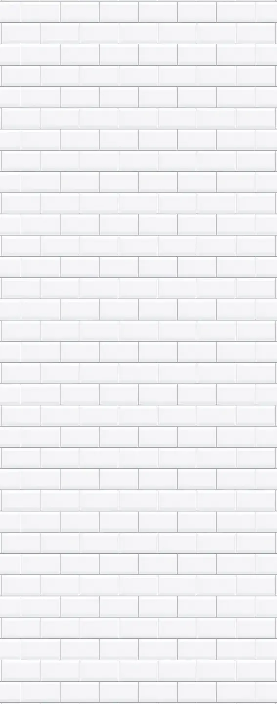 Panneau mural douche VIPANEL CARRELAGE SUBWAY BRI. 1000x2550x3MM|Revêtement pour salle de bain