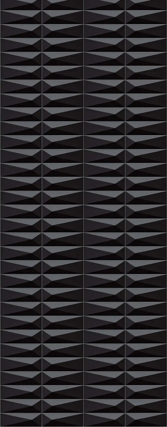 Panneau mural douche VIPANEL CARRELAGE AVANTGARDE NOIR BRI. 1000x2550x3MM