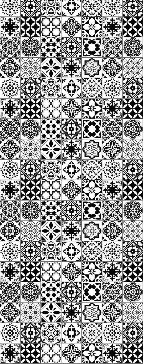 Panneau mural douche VIPANEL CARRELAGE CARREAUX LISBONNE N BRI. 1000x2550x3MM|Revêtement pour salle de bain