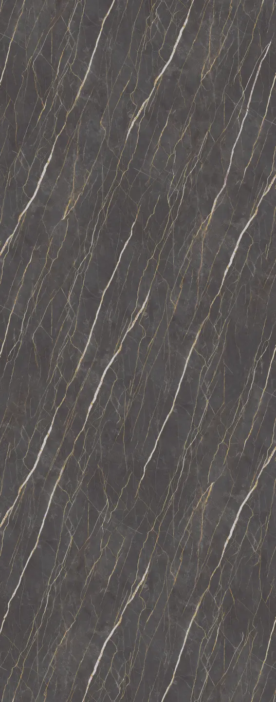 Panneau mural douche VIPANEL MARBRE OBSIDIENNE GRISE MAT 1000x2550x3MM|Revêtement pour salle de bain