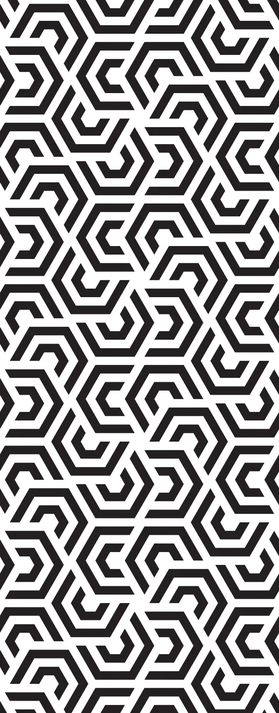 Photo Panneau mural douche NU VIPANEL MOTIF IMPRIMÉ NOIR BLANC VEL. 1000x2550x3MM