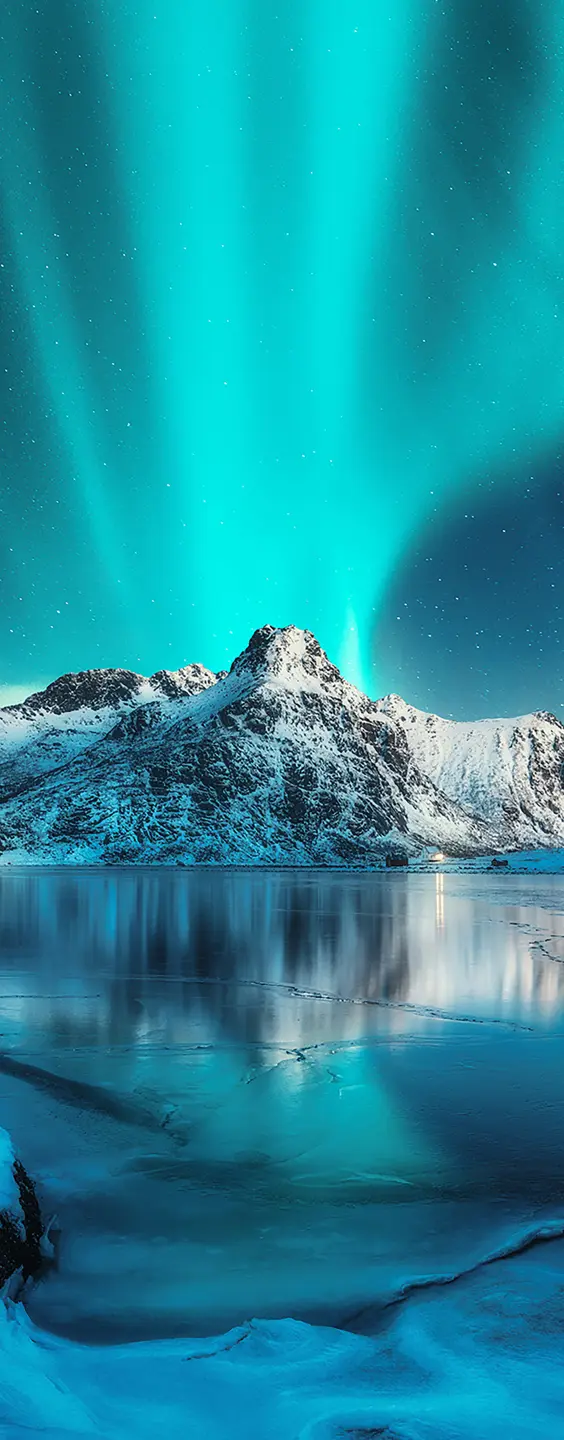 Panneau mural douche VIPANEL INSPIRATION NATURE AURORE BOR BRI. 1000x2550x3MM