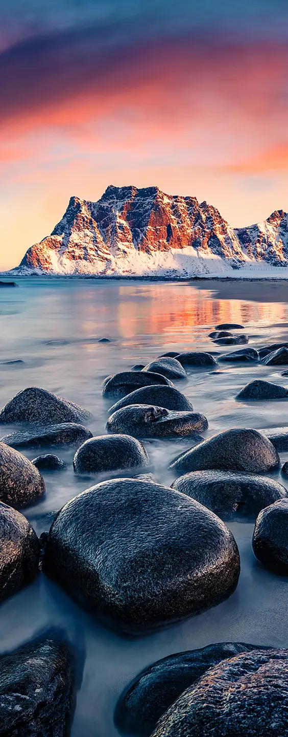 Panneau mural douche VIPANEL INSPIRATION NATURE HAUK BEACH BRI. 1000x2550x3MM|Revêtement pour salle de bain