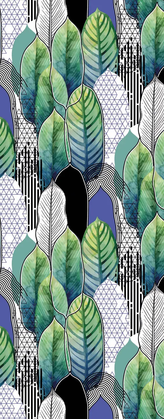 Panneau mural douche VIPANEL INSPIRATION NATURE PP FEUILL G MAT 1000x2550x3MM|Revêtement pour salle de bain