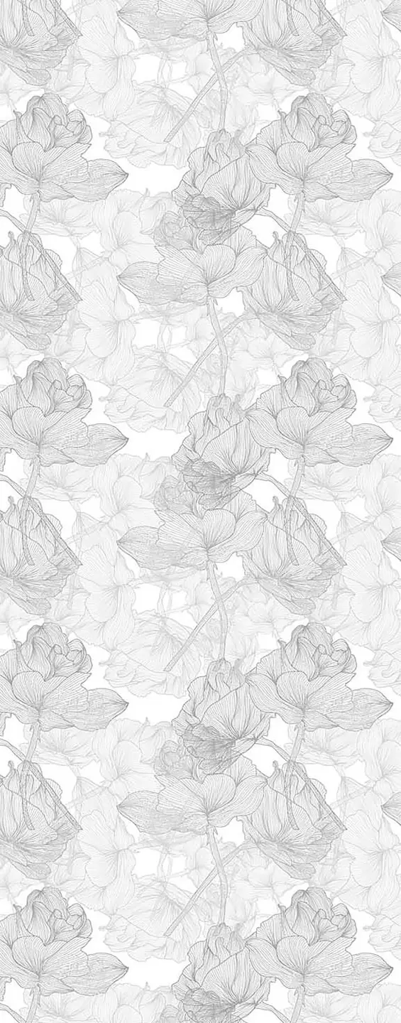 Panneau mural douche VIPANEL INSPIRATION NATURE ROMANT ROSE MAT 1000x2550x3MM