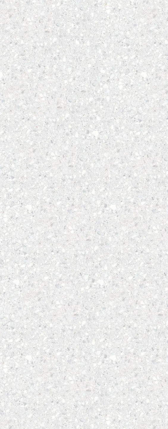 Photo Panneau mural douche NU VIPANEL PIERRE TERRAZZO GRIS CLAIR MAT 1000x2550x3MM