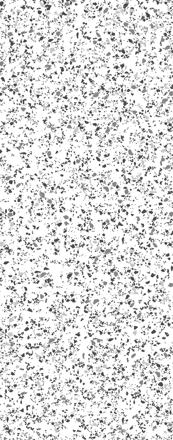 Panneau mural douche VIPANEL PIERRE TERRAZZO NOIR BLANC MAT 1000x2550x3MM