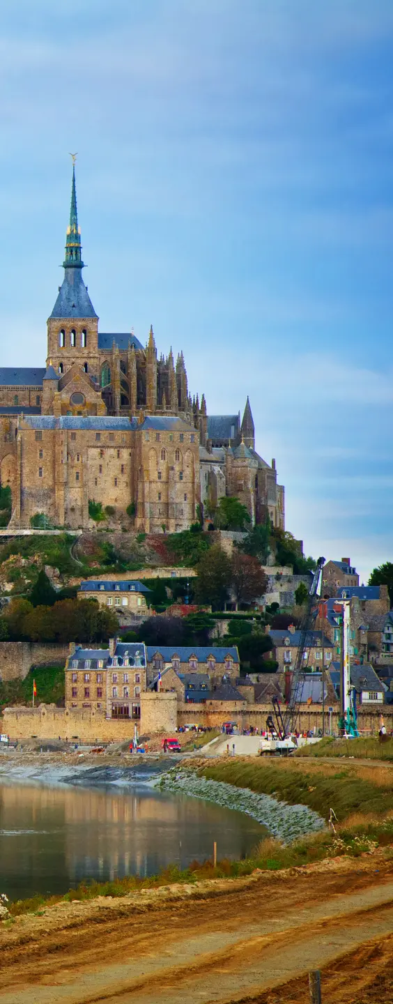 Panneau mural douche VIPANEL PAYSAGE URBAIN MONT ST MICHEL BRI. 1000x2550x3MM|Revêtement pour salle de bain