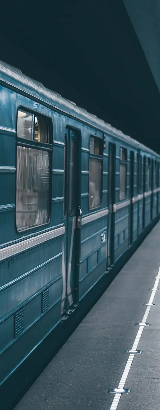 Panneau mural douche VIPANEL PAYSAGE URBAIN METRO BLEU BRI. 1000x2550x3MM|Revêtement pour salle de bain