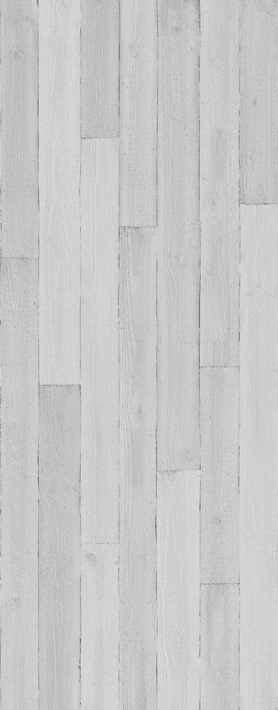 Photo Panneau mural douche NU VIPANEL BOIS BOIS PEINT BLANC MAT 1000x2550x3MM