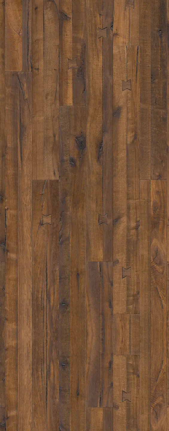 Photo Panneau mural douche NU VIPANEL BOIS CHÊNE FONCÉ MAT 1000x2550x3MM