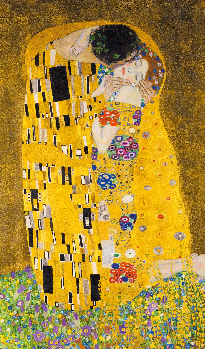 Panneau mural douche VIPANEL ART IN BATHROOM THE KISS BRI. 1500x2550x3MM|Revêtement pour salle de bain