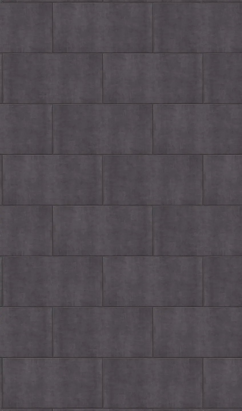 Panneau mural douche VIPANEL CARRELAGE DALLE GRISE BRI. 1500x2550x3MM