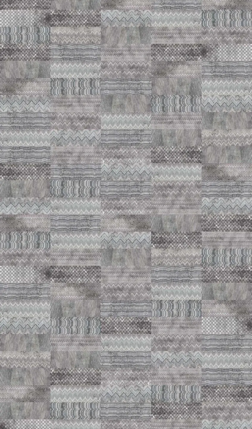 Panneau mural douche VIPANEL CARRELAGE CARREAUX TEXTILE LA BRI. 1500x2550x3MM