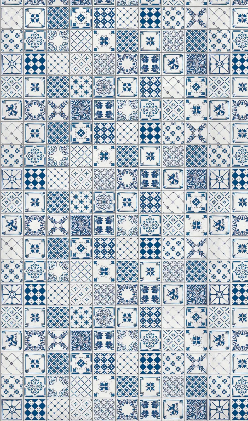 Panneau mural douche VIPANEL CARRELAGE CARREAUX INDIGO BLE BRI. 1500x2550x3MM|Revêtement pour salle de bain