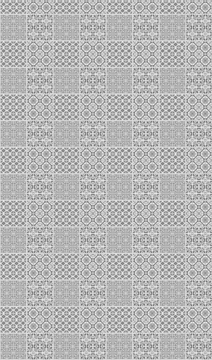 Photo Panneau mural douche NU VIPANEL CARRELAGE CARREAUX GRIS BLANC BRI. 1500x2550x3MM