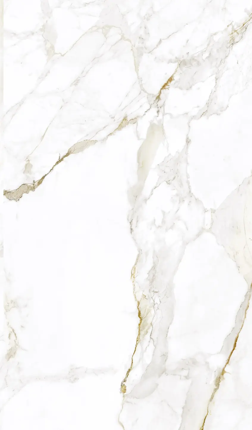 Panneau mural douche VIPANEL CARISSIMA CARRARE DORE BRI. 1500x2550x3MM|Revêtement pour salle de bain