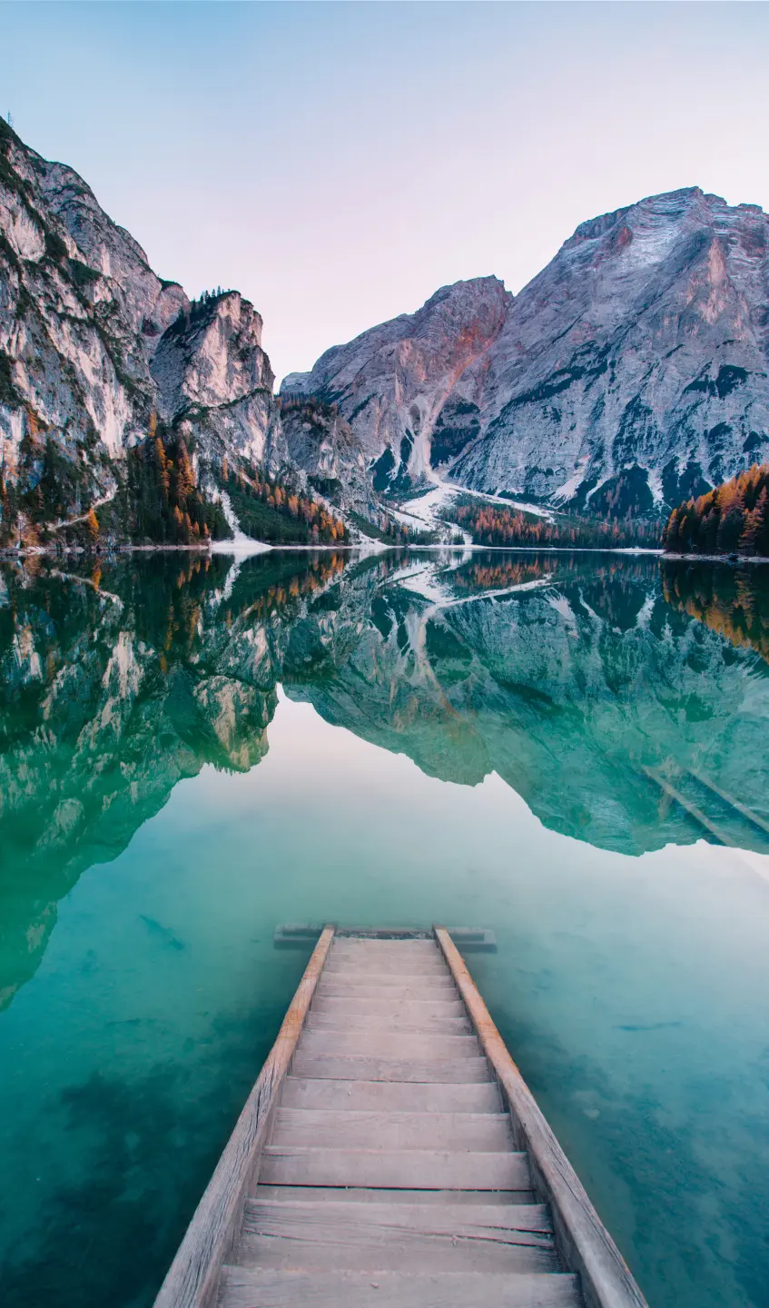 Panneau mural douche VIPANEL INSPIRATION NATURE PONTON LAC BRI. 1500x2550x3MM