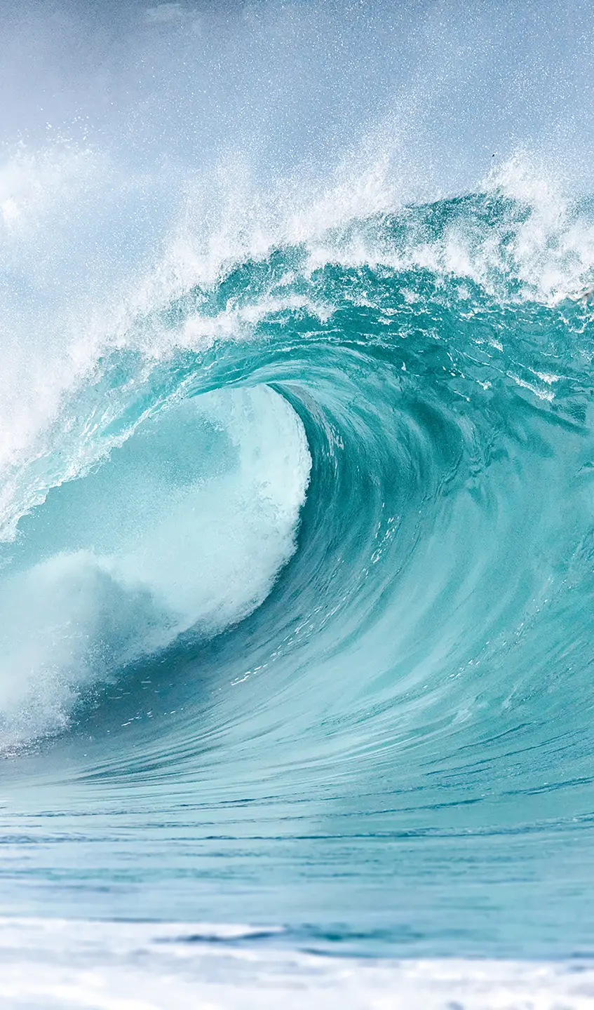 Photo Panneau mural douche NU VIPANEL INSPIRATION NATURE VAGUE BRI. 1500x2550x3MM