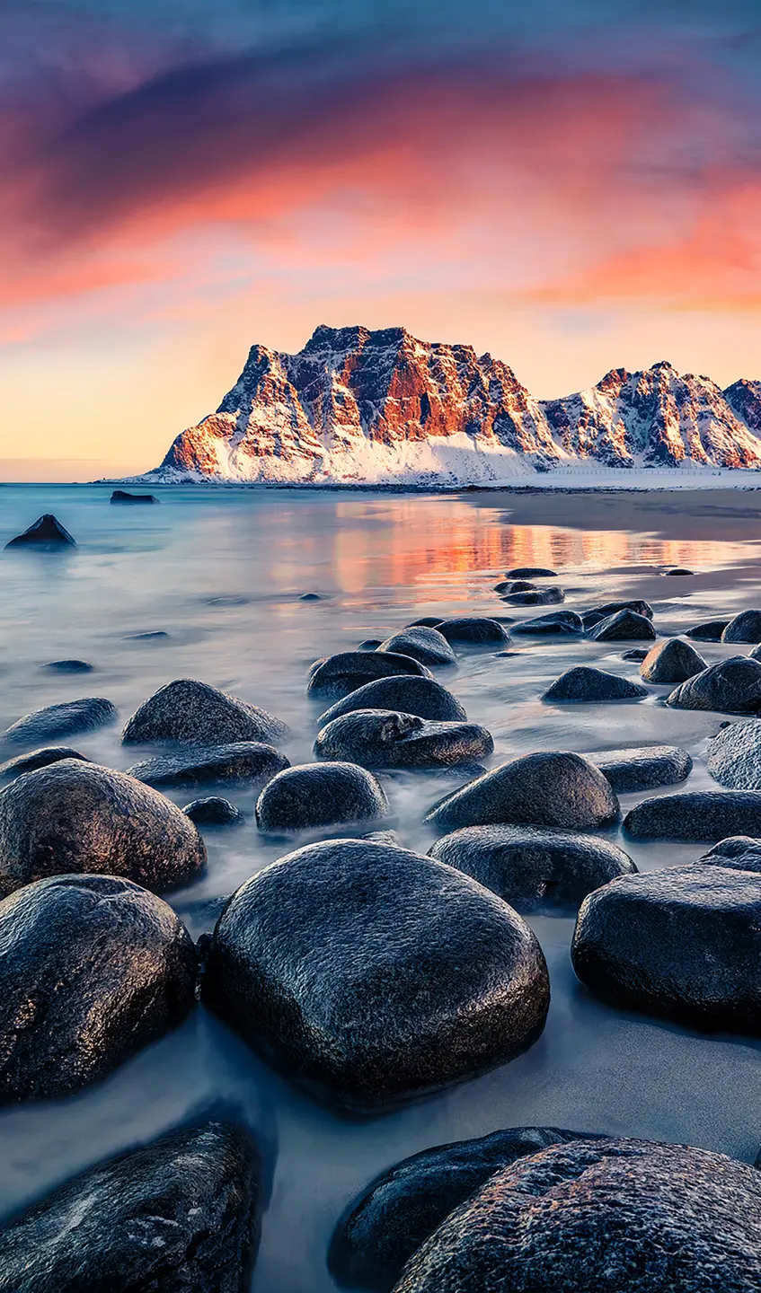 Panneau mural douche VIPANEL INSPIRATION NATURE HAUK BEACH BRI. 1500x2550x3MM